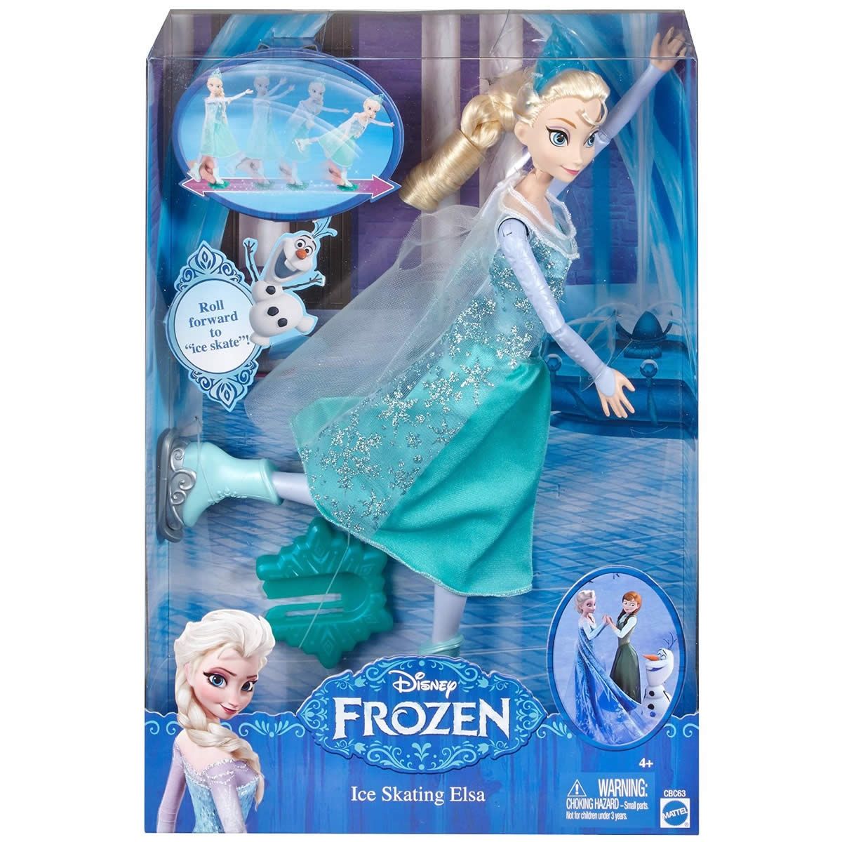 Disney Frozen Ice Skating Elsa Doll 