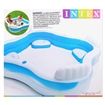 INTEX Deluxe Inflatable Family Swimming Lounge Pool - Blue/White