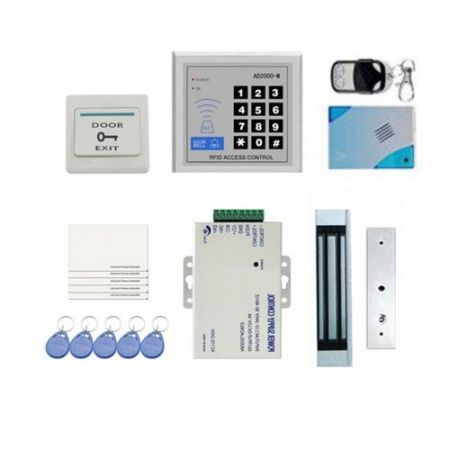 Rfid Electro Magnetic Door Lock Door Access Remote Control System Kit Full Set