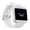 2S 1.1" OLED Waterproof Bluetooth V3.0 Wrist Watch - White