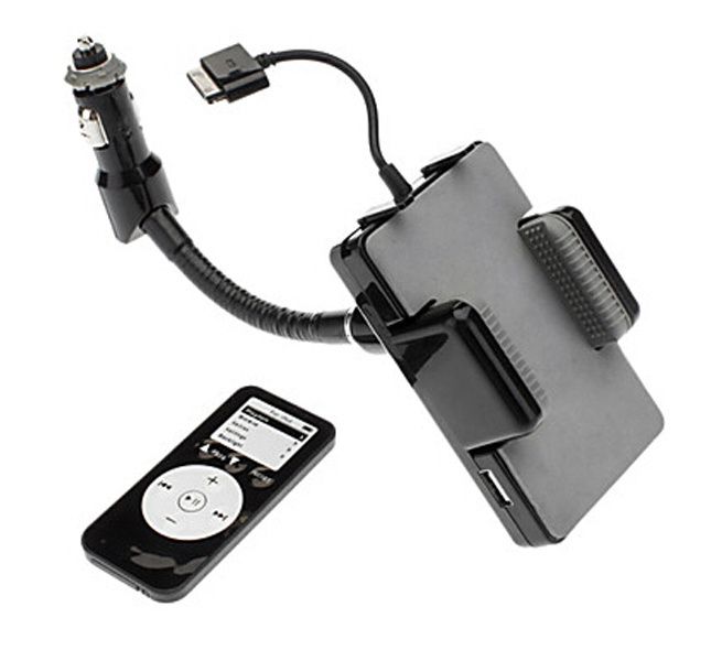 iPhone FM Handsfree Car Kit & iPod FM Transmitter (30pin) Crazy Sales