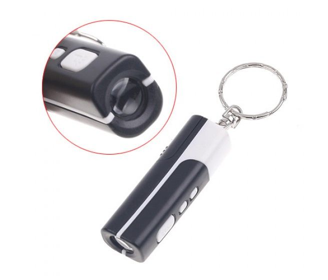 Mini Projection Laser Projector Clock Key Ring Keychain Blue Crazy Sales