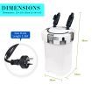 Aquarium External Canister Filter 1000L/H