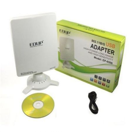 EDUP EP-6506 802.11B/G 54Mbps High Power Long Range Free/ Wireless USB Lan Card