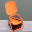 10*10*7.5cm Double Layer Earthworm Worm Bait Lure Fishing Tackle Box Plastic 5 Compartments with Clip