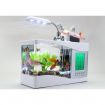 Mini USB LCD Desktop Lamp Right Fish Tank Aquarium LED Clock White