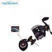 Trulinoya TS1200 14BB 6.3:1 Left Hand Bait Casting Fishing Reel 13Ball Bearings+One-way Clutch Black