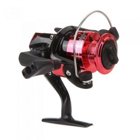 3BB Ball Bearings Left/Right Interchangeable Collapsible Handle Fishing Spinning Reel SE200 5.2:1 Red