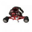 12BB 6.3:1 Right Hand Bait Casting Fishing Reel 10Ball Bearings + One-way Clutch High Speed Red