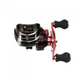 12BB 6.3:1 Left Hand Bait Casting Fishing Reel 10Ball Bearings + One-way Clutch High Speed Red