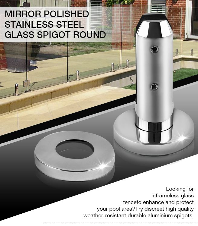 Round Stainless Steel Glass Spigot Crazy Sales