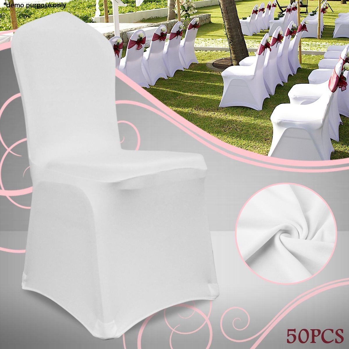 50 White Chair Covers