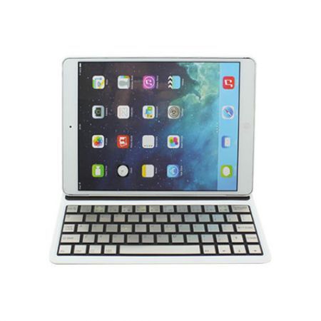 White Ultra-thin Wireless Bluetooth Keyboard for iPad 5 Air