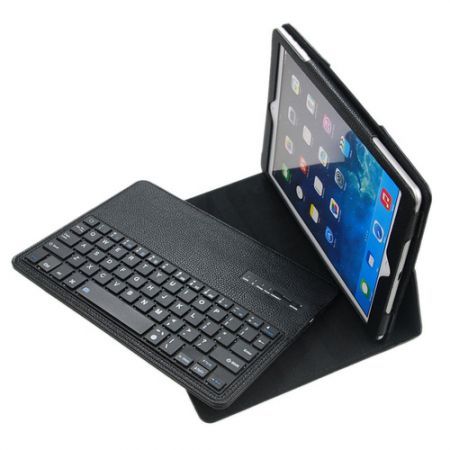 Hot PU Leather Bluetooth Wireless Keyboard Case Cover for ipad Air