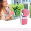 LUD USB Mini Portable Hand Held Air Conditioner Cooler Fan - Pink