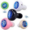 LUD Wireless Stereo Bluetooth In-ear Earphone Headphone for Samsung iPhone Phone PC(Color Random)