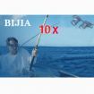 New BIJIA Ultralight 10x34 10 times Glasses Style Focus Binocular Telescope Binoculars for Hunting Fishing
