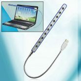 LUD Flexibly USB 10 LED Light Lamp For PC