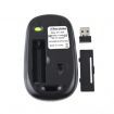 Slim Mini Wireless Optical Mouse Mice USB Receiver 2.4GHz for Laptop PC TR Black