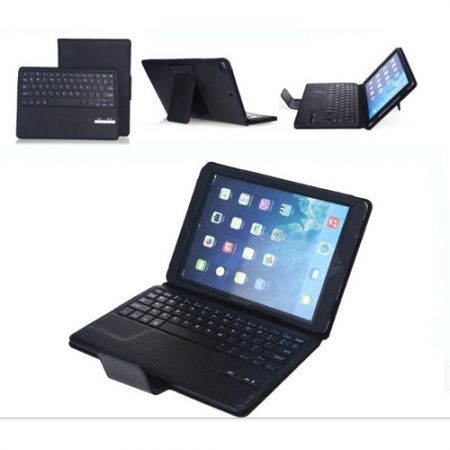 Removable Bluetooth Keyboard Leather Case Cover For iPad air 2