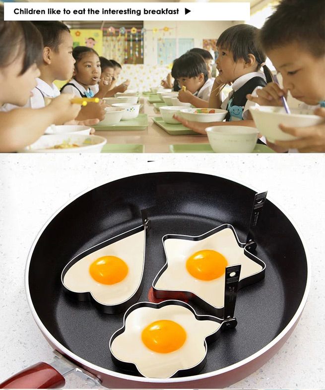 304SS Cook Fried egg circle model mold heartshaped ,starshaped,flower