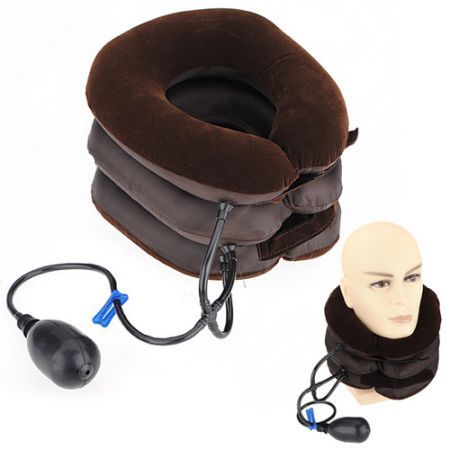 LUD Cervical Neck Traction for Headache Head Back Shoulder Neck Pain
