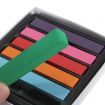 6pcs Non-toxic Temporary Pastel Square Hair Chalk