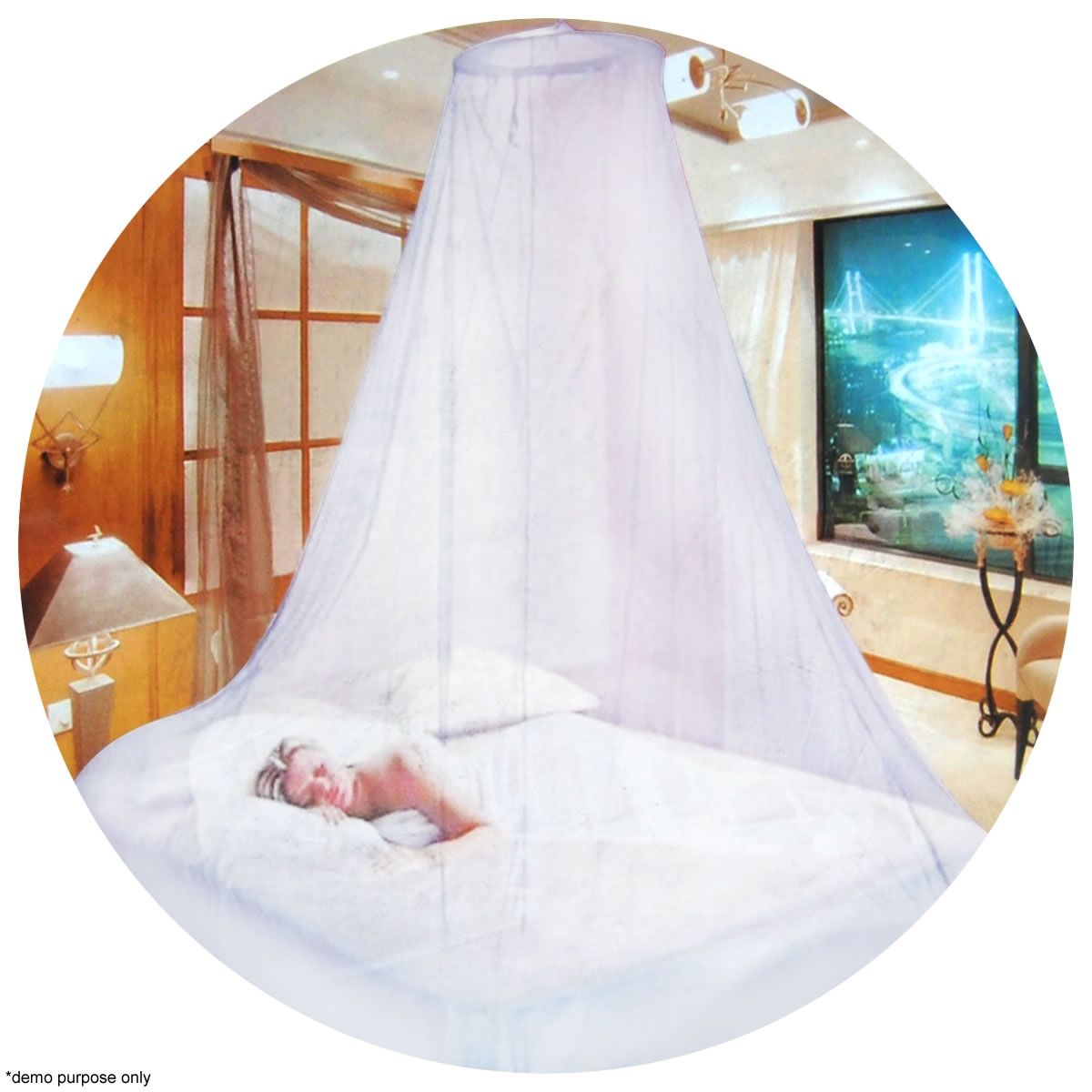 Double Bed Mosquito Net White