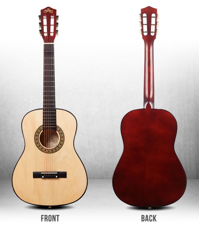 34" Kids Steel String Acoustic Guitar Pack (Natural) Crazy Sales