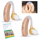 LUD F-138 Adjustable Tone Digital Hearing Aid Behind Ear Sound Amplifier