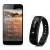 Smart Wrist Watch Bracelet Waterproof IP57 Bluetooth 4.0 for iOS Android - Black