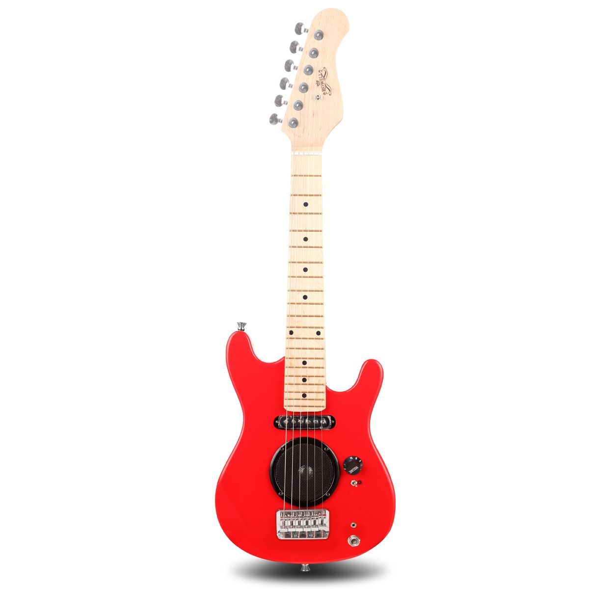 30” Kids Electric Guitar With Built In Speaker Pack & Amp (Red) Crazy