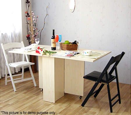 Anydesk Foldable Adjustable Dining Table - Versatile & Customisable
