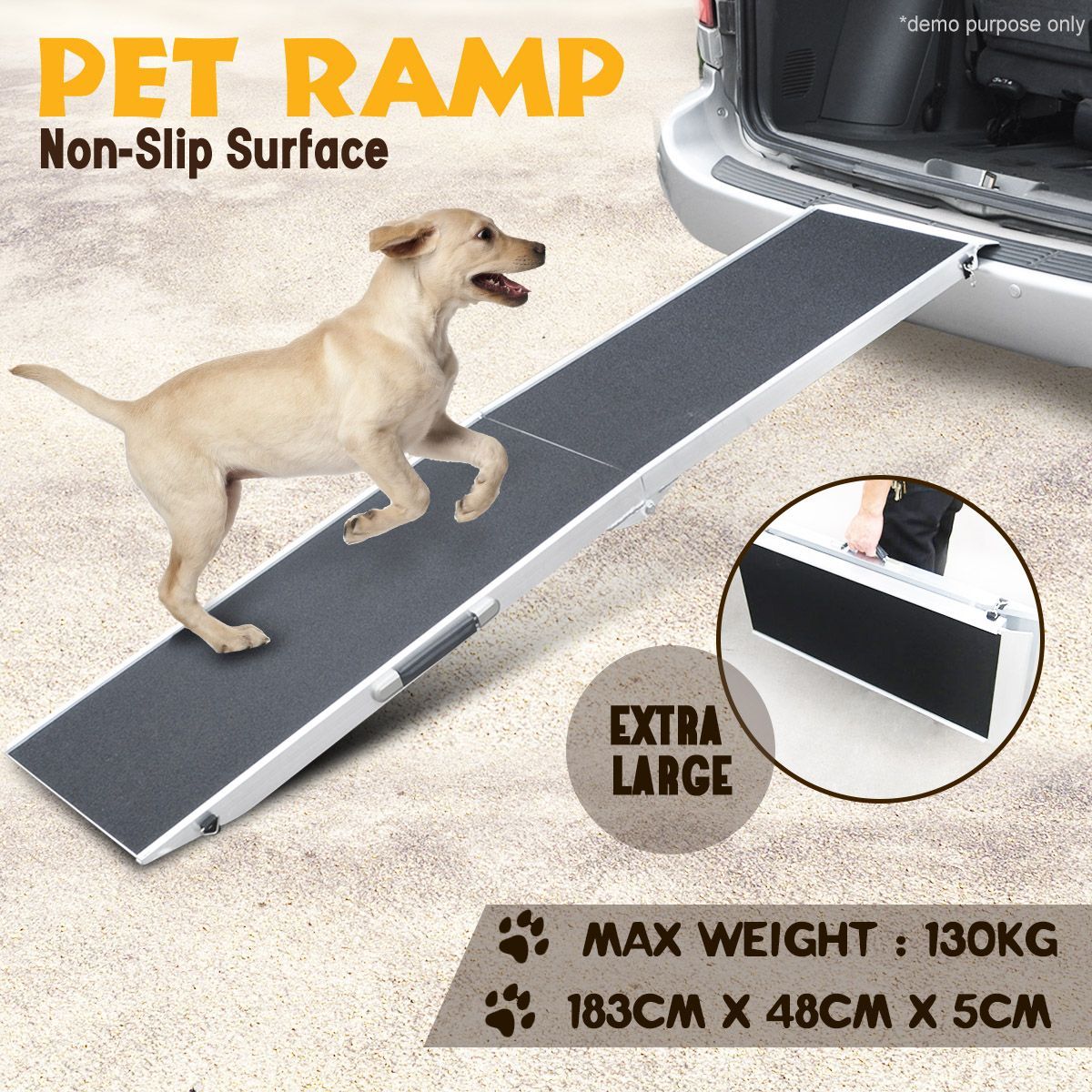 Extra Large Aluminium Pet Ramp with NonSlip Surface Crazy Sales
