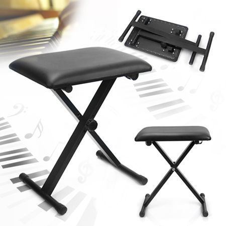 Adjustable Folding Keyboard Piano Stool Crazy Sales