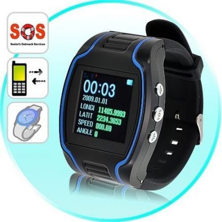 1.5" LCD GPS Tracking Sports Watch (GSM 850/900/1800/1900MHz)