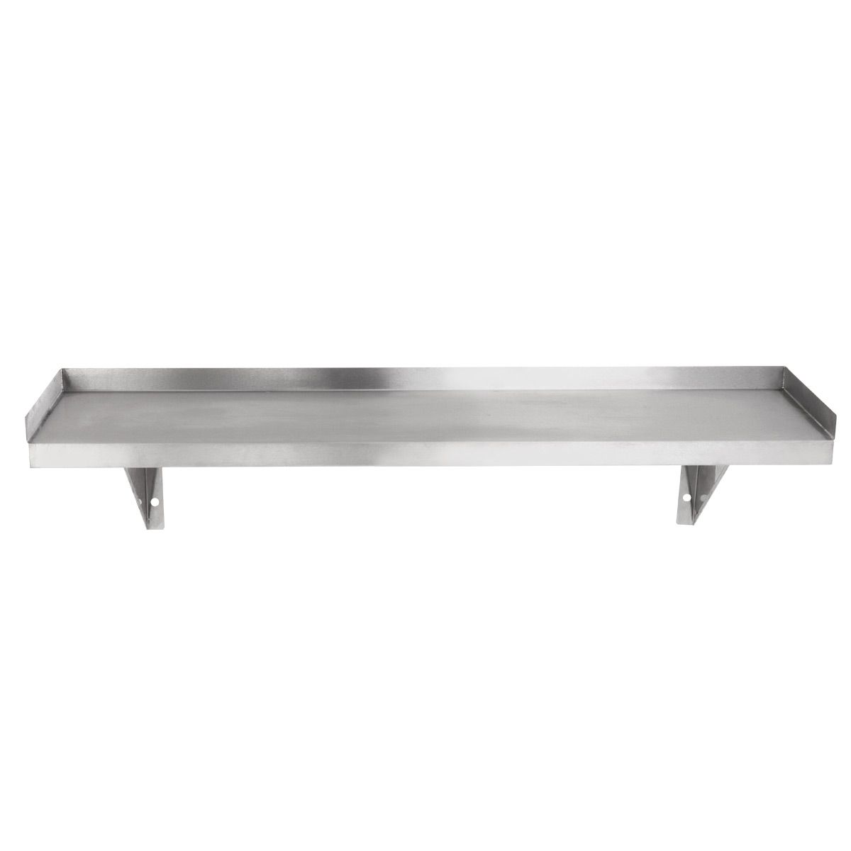 Stainless Steel Wall Mounted Shelf 1500mm X 300mm Crazy Sales 2672