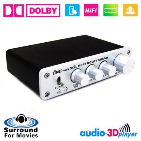 Dolby Surround Sound Audio Processor Usb Decoding Dac Independent Amp Sound Controller  Asio