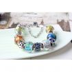 Fashion Chic Azure Stone Silver Chain C