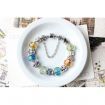 Fashion Chic Azure Stone Silver Chain C