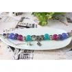 Fashion Chic Azure Stone Silver Chain F