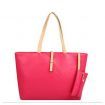 Women PU Leather Messenger Handbag Shoulder Bag Rose