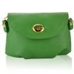 Women Leather Satchel Shoulder Handbag Green