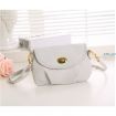 Women Leather Satchel Shoulder Handbag White