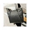 Casual Satchel Totes PU LEATHER Shopper Bags Messenger Handbag Bag Black