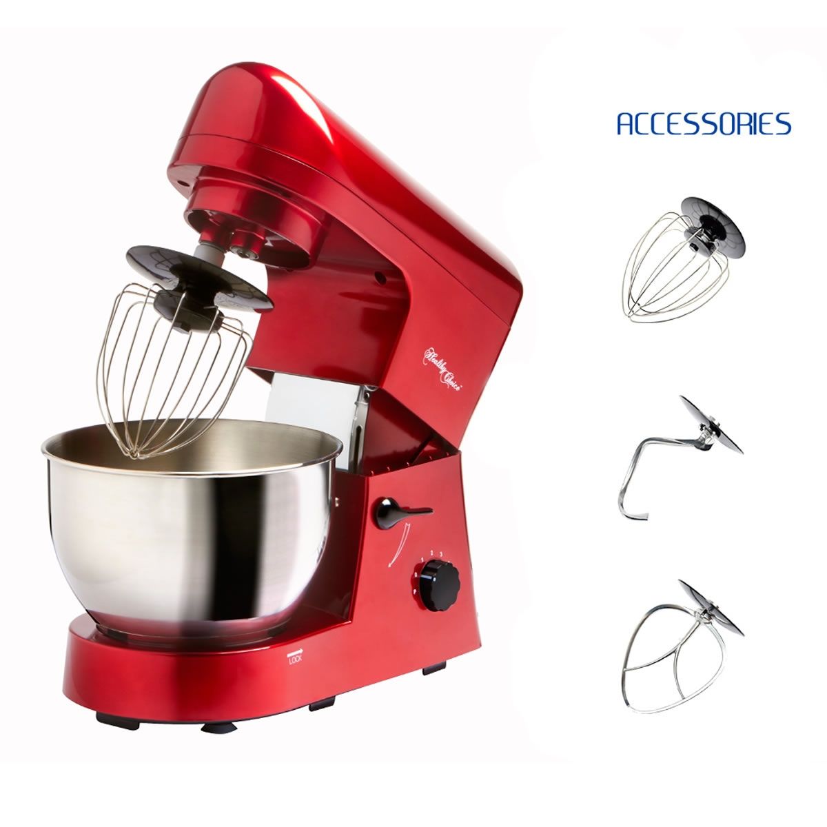 1000W Red Kitchen Food Mixer Crazy Sales