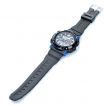 Sports Diving Wrist Watch w/ EL Backlit / Week / Stopwatch / Alarm Clock - Black + Blue