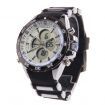 BESNEW BN-0798 Multi-Function Men's Sports Electronic Quartz Wrist Watch - White + Black