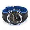 ALIKE AK9132 Stylish 50m Waterproof Sports Quartz Digital Wrist Watch - Black + Blue