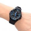Sports Waterproof Dual Time Display Wrist Watch w/ Alarm / Stopwatch Blue